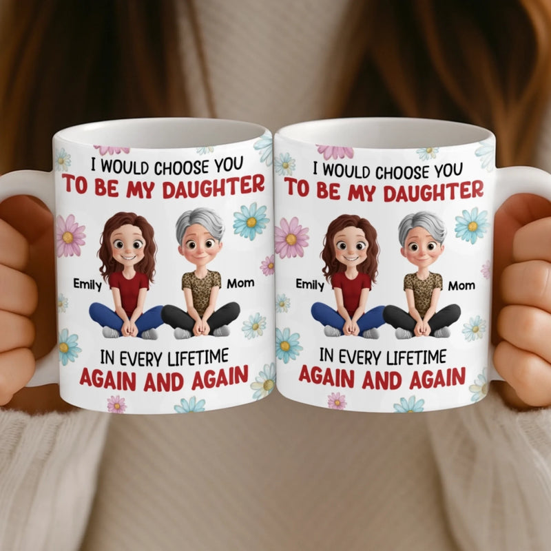 Custom Mug - Personalized Birthday Gifts For Mom, Daughter - A Circle Of Endless Love