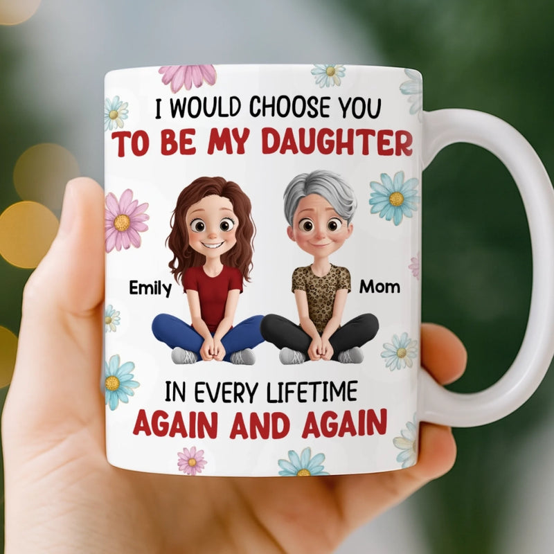 Custom Mug - Personalized Birthday Gifts For Mom, Daughter - A Circle Of Endless Love