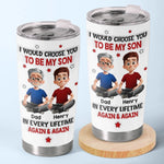 Custom Name Father Son Gifts - Personalized Tumbler