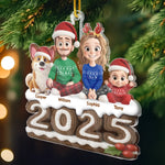 Custom Name Christmas Family Gifts - Personalized Ornament