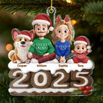 Custom Name Christmas Family Gifts - Personalized Ornament