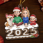 Custom Name Christmas Family Gifts - Personalized Ornament