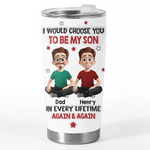 Custom Name Father Son Gifts - Personalized Tumbler