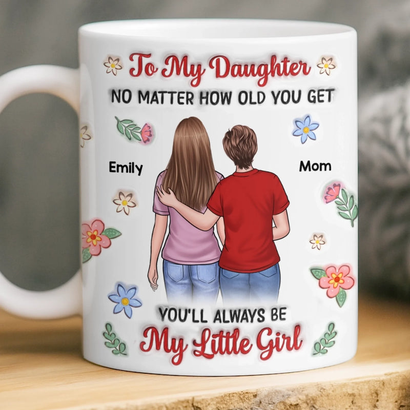 Custom Name Mother Daughter Gifts - Personalized Mug
