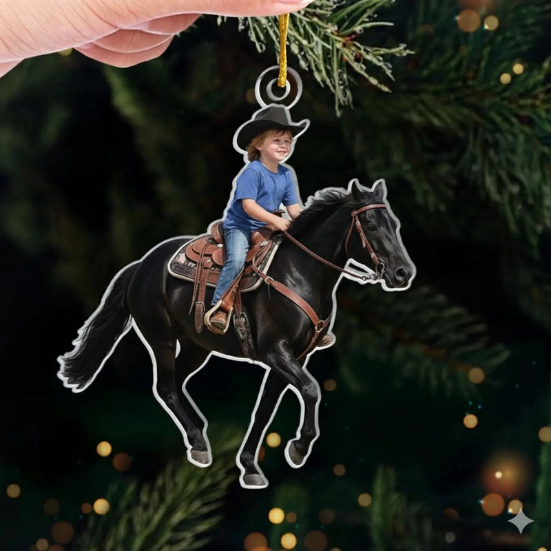 Custom Photo Acrylic Ornament - Personalized Christmas Birthday Gifts For Besties, Sisters, BFF, Family, Yourself - Hobby That Moves The Soul