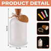 Custom Photo Glass Bottle LED Light - Personalized Christmas Memorial Sympathy Gifts For Loss Of Mom, Dad - Forever In Our Gentle Memories