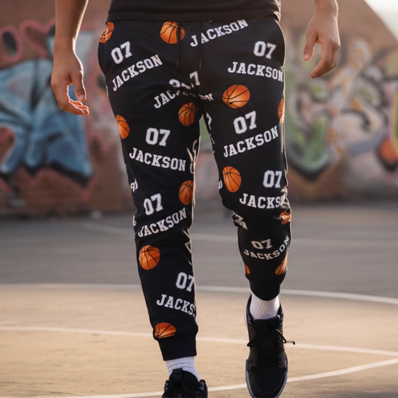 Custom Unisex Sweatpants - Personalized Christmas Birthday Basketball Gifts For Basketball Lovers, Sports Fans, Sports Lovers - Strong Mind Strong Game