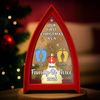 Custom First Christmas LED Tabletop Lantern Light - Personalized Christmas Birthday Gifts For Mom, Dad, Brother, Sister, Kids - Sparkle Of Beginnings