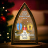 Custom First Christmas LED Tabletop Lantern Light - Personalized Christmas Birthday Gifts For Mom, Dad, Brother, Sister, Kids - Sparkle Of Beginnings