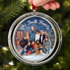 Custom Photo Acrylic Rotating Ornament - Personalized Christmas Birthday Gifts For Mom, Dad, Brother, Sister, Kids - Hearts Together This Christmas Season