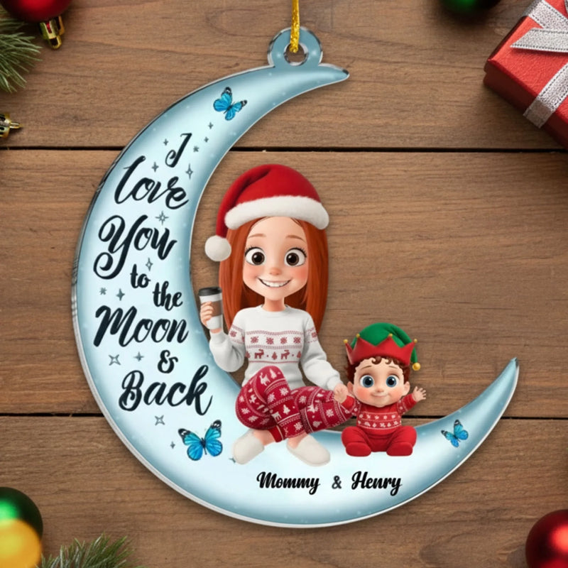 Custom Acrylic Ornament - Personalized Christmas Birthday Gifts For Mom, Grandma - Making Memories This Season