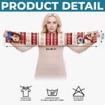 Custom Name Christmas Gifts for Kids and Dog Lovers - Personalized Wool Scarf With Tassel