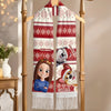 Custom Wool Scarf With Tassel - Personalized  Christmas Birthday Gifts For Dog Lovers, Dog Dad And Mom - Fur Mama