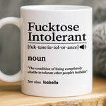 Funny Fuctose Intolerant Gifts for Adults - Novelty Mugs