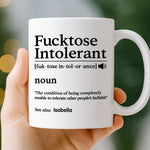 Funny Fuctose Intolerant Gifts for Adults - Novelty Mugs
