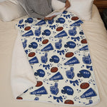 Custom Name Football Gifts for Players - Personalized Blanket