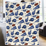 Custom Name Football Gifts for Players - Personalized Blanket