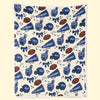 Custom Football Blanket - Personalized Gift For Birthday, Football Football Lovers, NFL Fans, Sport Lovers, Senior Graduation Gift - Proud Football Family