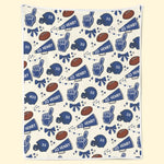 Custom Name Football Gifts for Players - Personalized Blanket