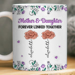 Custom Name Mother Daughter Gifts - Personalized Mugs