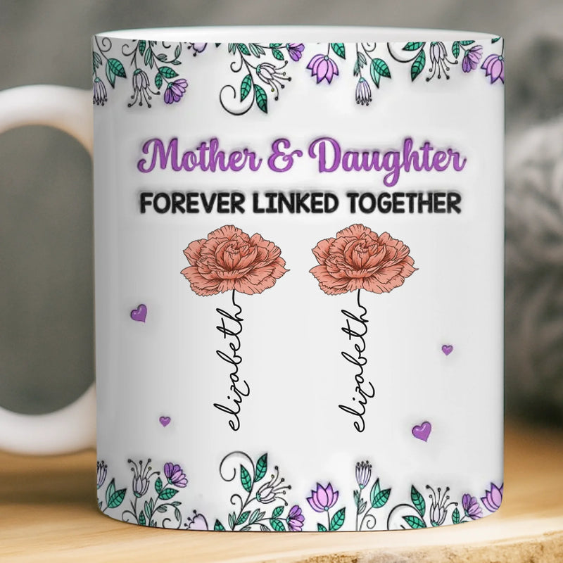 Custom Name Mother Daughter Gifts - Personalized Mugs