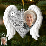 Custom Photo Memorial Angel Christmas Gifts - Personalized Ornament
