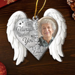Custom Photo Memorial Angel Christmas Gifts - Personalized Ornament
