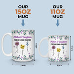 Custom Name Mother Daughter Gifts - Personalized Mugs