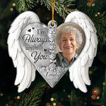 Custom Photo Memorial Angel Christmas Gifts - Personalized Ornament