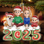 Custom Name Christmas Family Gifts - Personalized Ornament