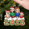Custom Acrylic Ornament - Personalized Christmas Birthday Gifts For Family, Dog Cat Lovers - Fur Ever Part Of Us