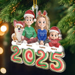 Custom Name Christmas Family Gifts - Personalized Ornament