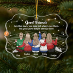 Custom Name Best Friends Christmas Gifts - Personalized Ornament