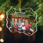 Custom Name Best Friends Christmas Gifts - Personalized Ornament