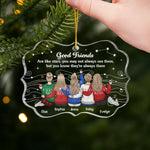 Custom Name Best Friends Christmas Gifts - Personalized Ornament