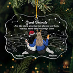 Custom Name Best Friends Christmas Gifts - Personalized Ornament