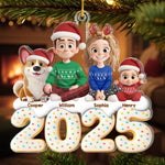 Custom Name Christmas Family Gifts - Personalized Ornament