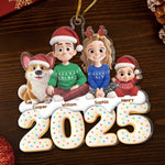 Custom Name Christmas Family Gifts - Personalized Ornament