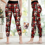 Custom Pet Photo Christmas Gifts for Dog Moms - Personalized AOP Leggings