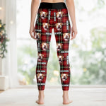 Custom Pet Photo Christmas Gifts for Dog Moms - Personalized AOP Leggings