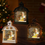 Custom Photo Memorial Tribute Decor - Personalized LED House Lantern Light