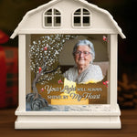 Custom Photo Memorial Tribute Decor - Personalized LED House Lantern Light