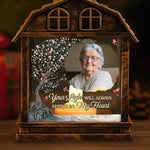 Custom Photo Memorial Tribute Decor - Personalized LED House Lantern Light