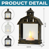 Custom LED House Lantern Light - Personalized Christmas Birthday Gifts For Mom, Dad, Brother, Sister, Kids - Always In Our Hearts And Thoughts