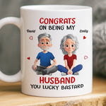 Custom Name Funny Husband Gifts for Couples - Personalized Mugs