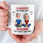 Custom Name Funny Husband Gifts for Couples - Personalized Mugs