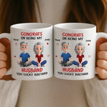 Custom Name Funny Husband Gifts for Couples - Personalized Mugs