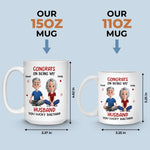Custom Name Funny Husband Gifts for Couples - Personalized Mugs