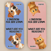 Custom Leather Magnetic Bookmark - Personalized  Bookish Gifts For Book Lovers, Bookworms, Dog Cat Lovers, Dog Dad And Mom, Cat Owners - Stay Pawsitive, Keep Reading
