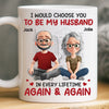 Custom Mug - Personalized Anniversary Wedding Gifts For Husband And Wife, Him And Her - Two Hearts One Love